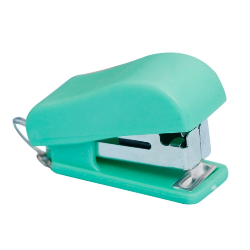 

1Pc Mini Stapler Plastic Stationery Set Kawaii Stapler Paper Office Accessories Cute Multicolor Stapler