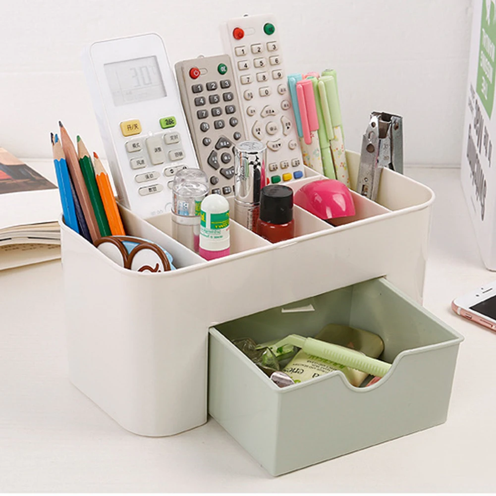 

Makeup Box Organizer Jewelry Necklace Nail Polish Earring Plastic Storage Box Home Desktop Container For Cosmetics