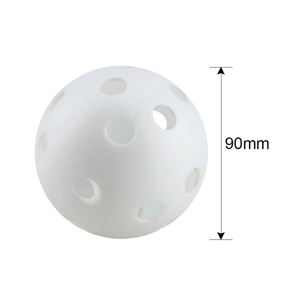CRESTGOLF 12pcsX90mm Pickleball Plastic Airflow Hollow Indoor Practice Training Ball Baseball Golf Ball Accessories