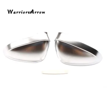

WarriorsArrow Pair Rearview Mirror Chrome Aluminum Replacement Cover Cap For Audi A4 B9 A5 8W 2015 2016 2017
