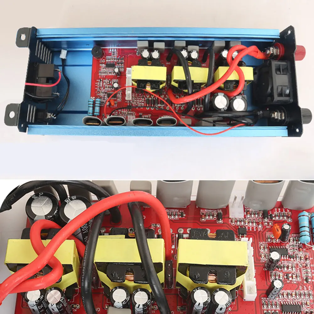 Портативный автомобильный инвертор конвертер DC12V к AC110V зарядное устройство адаптер солнечной энергии инвертор высокая