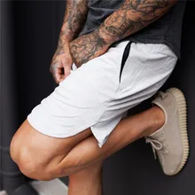 Лидер продаж Модные мужские спортивные шорты, брюки летние хлопковые спортивные брюки для фитнеса, шорты для бега, повседневные спортивные шорты для мужчин