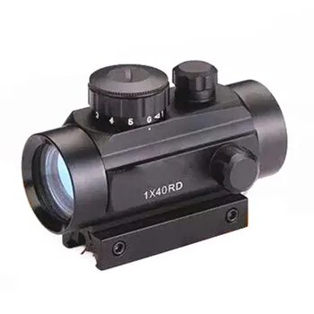 

Tactical 1X40 Red Green Dot Sight Scope Optic Collimator Hunting Riflescope for Shot Gun Airsoft 11/20mm Rail Mount Riflescopes