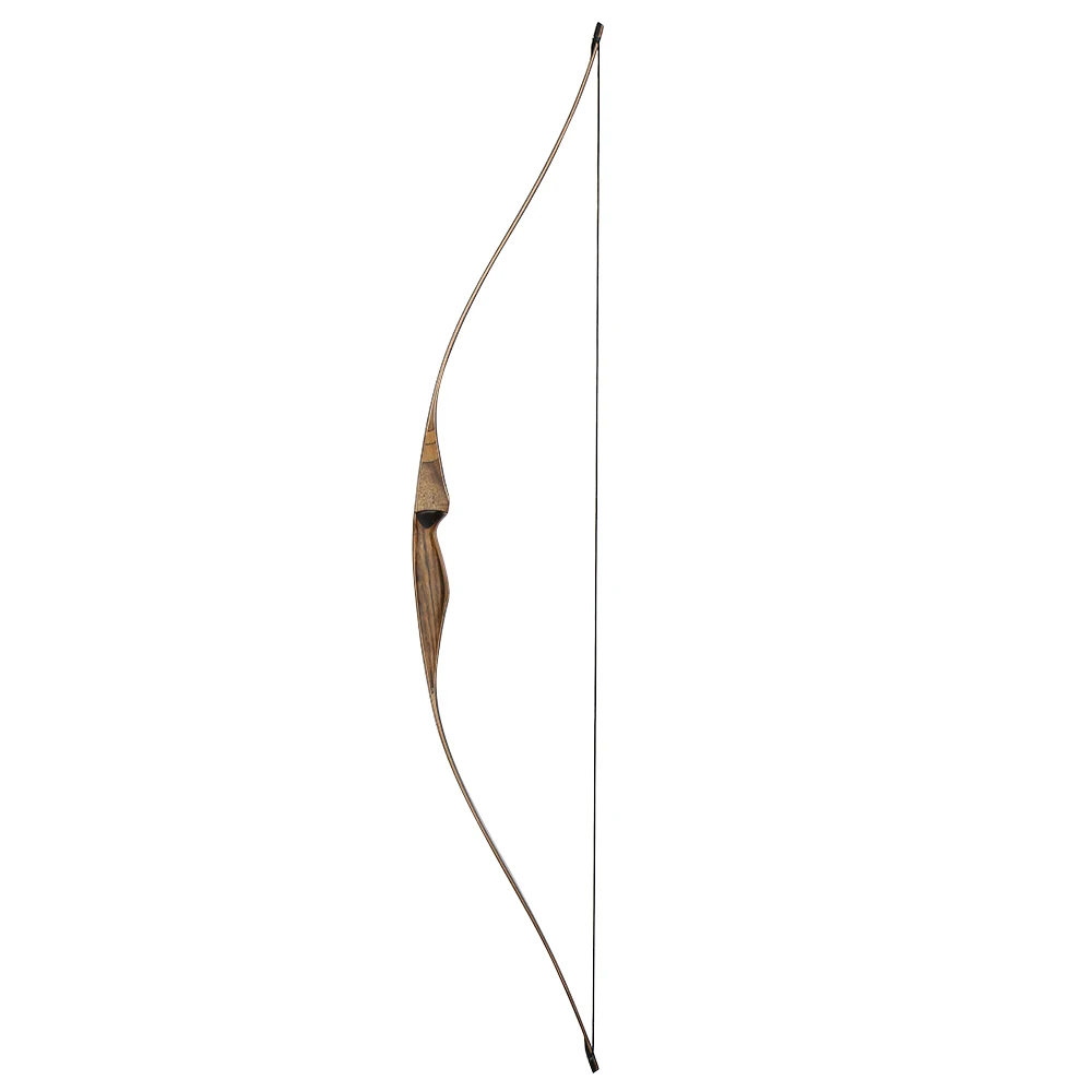 

54 inch 30lbs lamianted high strength fiberglass and beech wood one-piece archery training bow 1 piece
