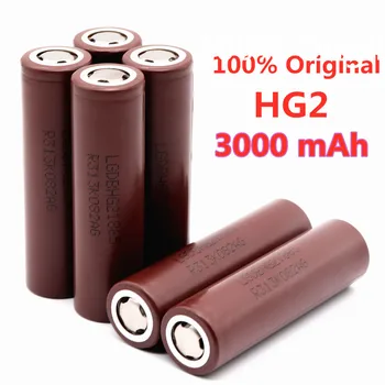 

100% original 18650 battery HG2 3000 mAh 3.6V rechargeable battery for LG HG2 18650 lithium battery 3000 mAh