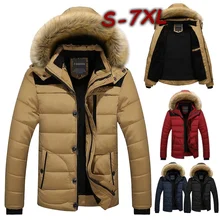 Мужские пальто Зимние на молнии повседневные мужские нарядные Топы Куртка мужская теплая утепленная меховая верхняя одежда с капюшоном теплое пальто верхняя брендовая одежда
