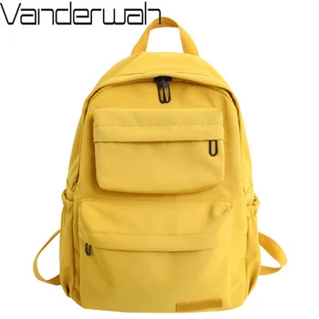 

New Waterproof Nylon Backpack For Women Multi Pocket Casual Travel Backpack Female School Bag for Teenage Girls Rucksack Mochila