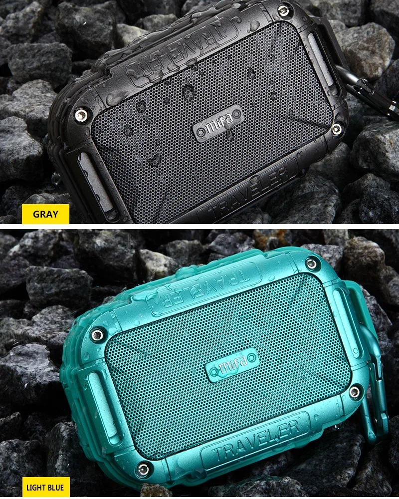 F7 Bluetooth 4,0 динамик IP56 пыленепроницаемый водонепроницаемый динамик, AUX. Кемпинг динамик s металлический корпус ударопрочный динамик s
