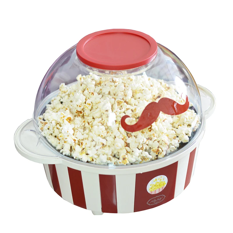 New Full-Automatic Electric Spherical Popcorn Machine Small Household Large-Capacity Homemade Popcorn Machine