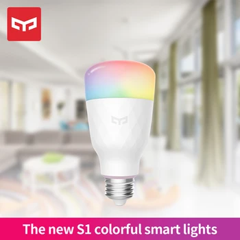 

Xioami Yeelight Smart LED Bulb Newest 1S RGB Colorful E27 8.5W WIFI Mi Home Apple homekit Voice APP Remote Control Smart Light