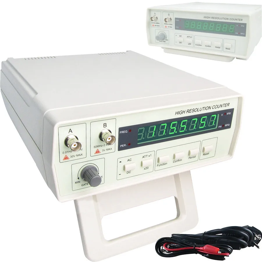 VC3165 Radio Frequency Counter RF Meter 0.01Hz 2.4GHz LED Professional Tester 