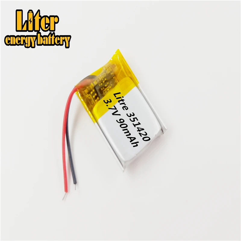 351420 351520 90mah 3 7 v литиевая батарея|90mah 3.7v|3.7v lithium batterybattery mp3 |