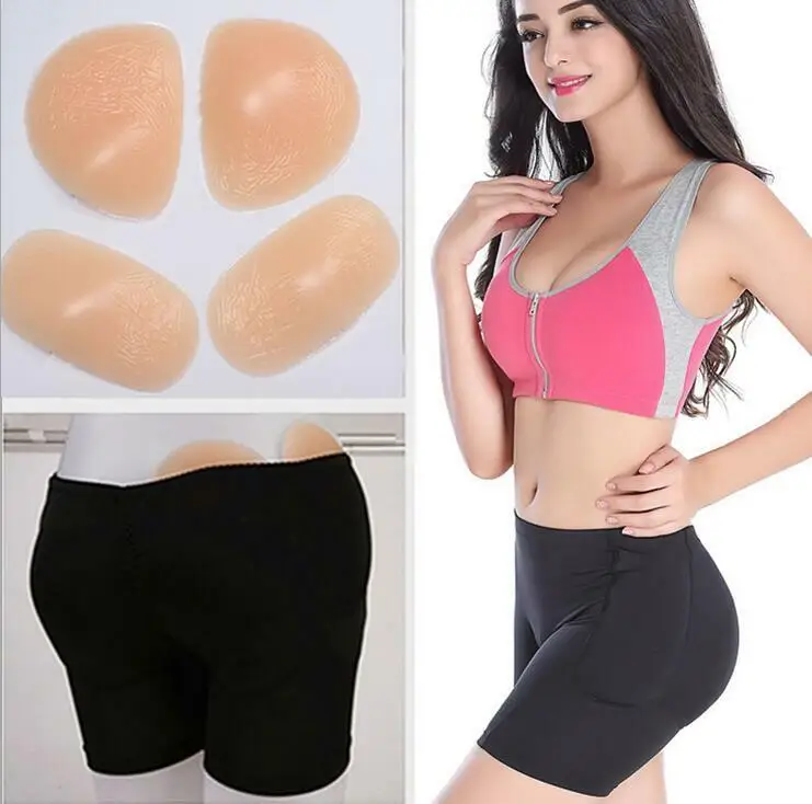 2020 Top New Soft Silicone Pads And Boxers Fake Butts For Cross