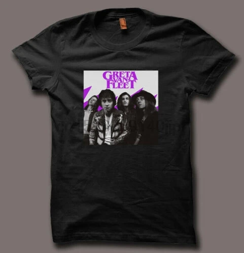 Greta Van Fleet Band Purple Logo Men Woman Unisex T Shirt Custom Tee |