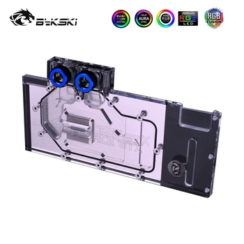 

Bykski GPU Water Block Full Coverage Block For Nvidia GTX TITANX/GTX980TI/Tesla M40 Foundation VGA Cooler A-RGB 12V/5V N-TITAN-X