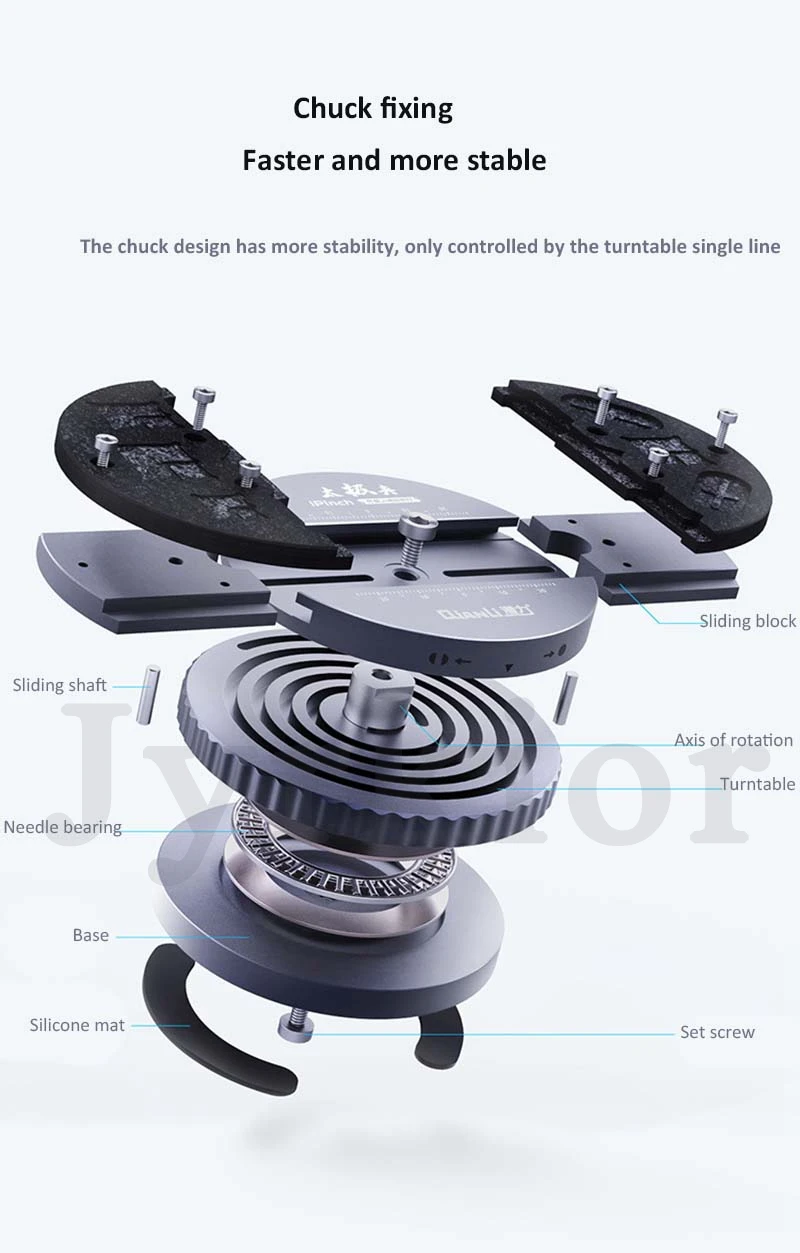 QianLi iPinch Universal PCB Turntable Holder Motherboard Maintenace Fixture For iPhone/Samsung Phone Logic Board Repair Tools 3 03