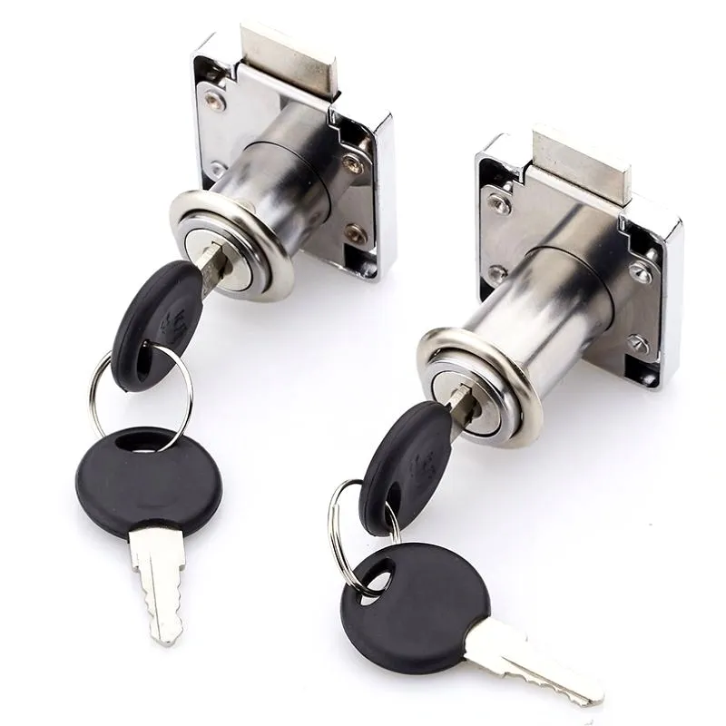 

1PCS Cam Cylinder Locks Mailbox Drawer Locks Cupboard Drawer Keys 3Pcs Iron Lock With Plastic Keys Hardware Door Cabinet