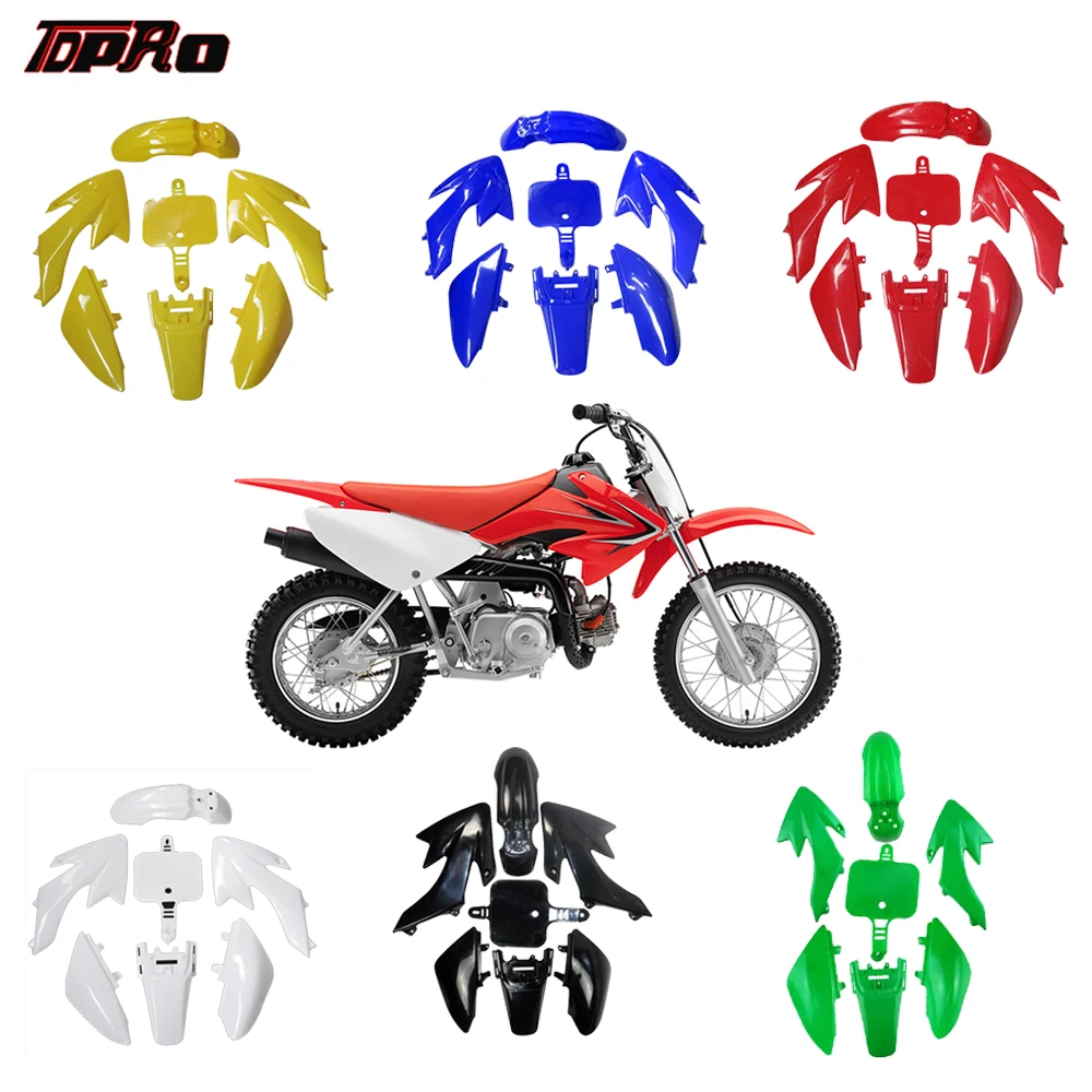 Полный корпус пластиковый крыло для HONDA XR50 CRF50 SSR SDG 107cc 110 125cc грязеотталкивающий