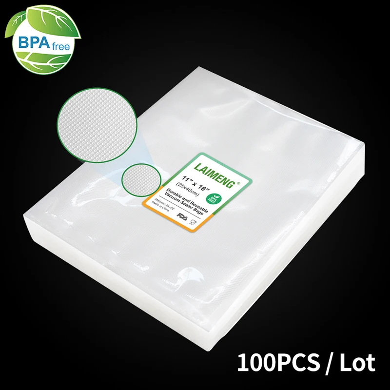Пакеты для вакуумной упаковки продуктов 100 шт./партия|bags for vacuum sealer|sealer bagsfoodsaver sealer