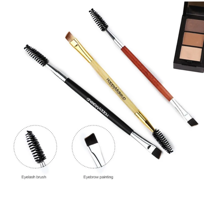 

Single Eyebrow Brush Eyelash Brush Double Head Brush Makeup Brushes Spiral Eyelash Brush Fiber Wool Bevel Brush Make Up Brushes