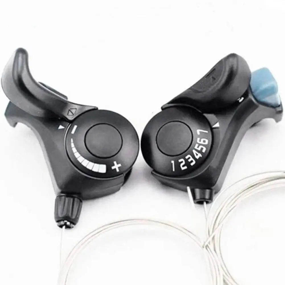 1 Pair Bicycle 3x7 Speed Shift Lever 