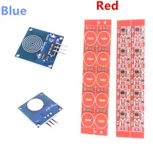 10pcs TTP223 Touch Key Switch Module Touching Button Self-Locking/No-Locking Capacitive Switches Single Channel Reconstruction