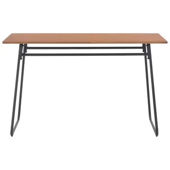 

vidaXL Dining Table Brown 120x60x73 cm Solid Plywood Steel