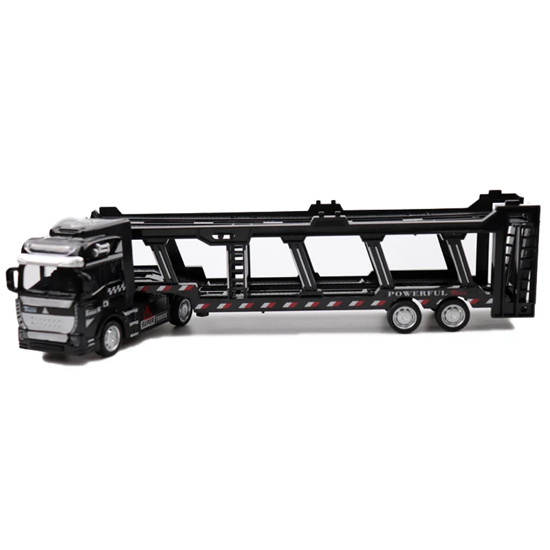 Kopen 16 stijlen 148 Nieuwe Trek Legering Super Truck Met Hot Cars Voertuig Simulatie Transporter Model Auto Speelgoed Voor Kinderen gift