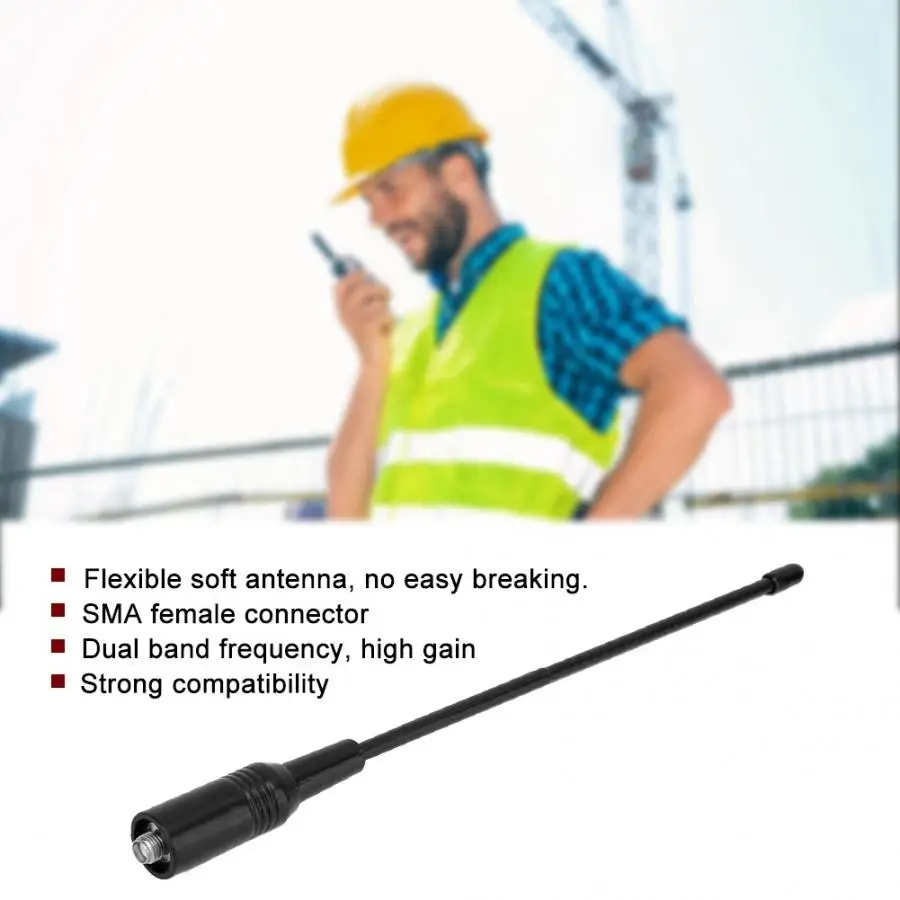 SMA Женская двойная антенна с высоким коэффициентом усиления для TYT PUXING UV 5R 5RE