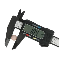 0-150mm Digital Vernier Caliper Plastic Ruler Measuring Tool 6-inch Jewellery Aperture Depth Diameter Micrometer Digital Caliper