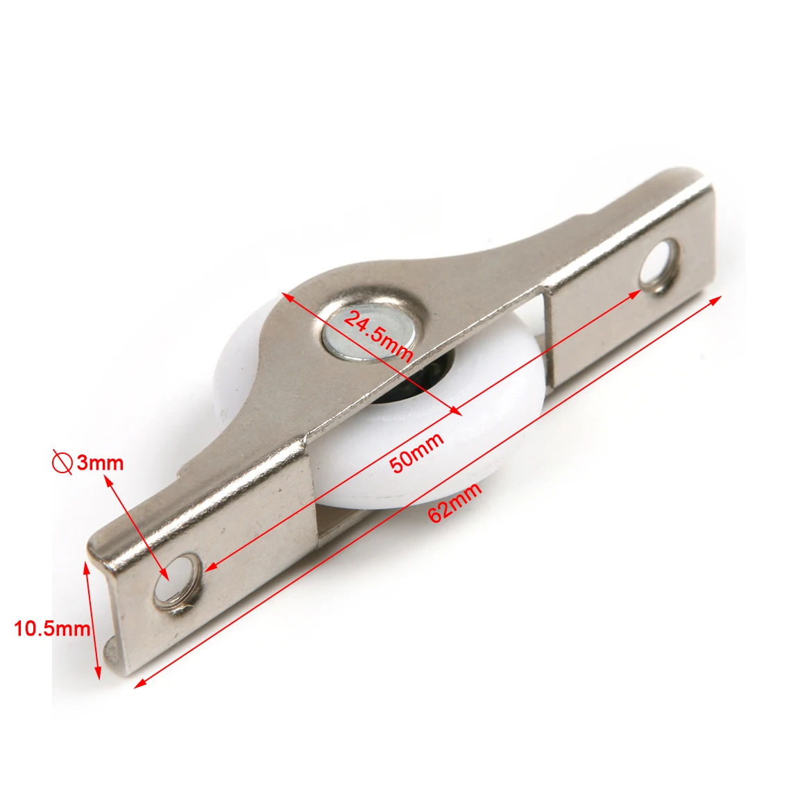 8PCS 25mm Sliding Door Roller Nylon Caster Wheel Pulley Runners Cabinet Wardrobe Window Furniture Hardware load-bearing 20KG