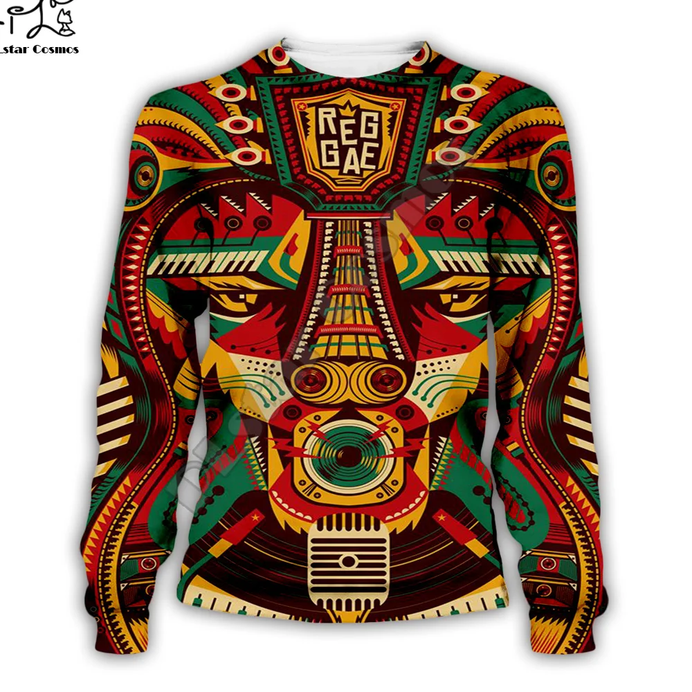 Hoodies Sweatshirts Jacket PLstar Cosmos Reggae Singer HipHop Legend Bob Marley 3DPrint Zipper A-11