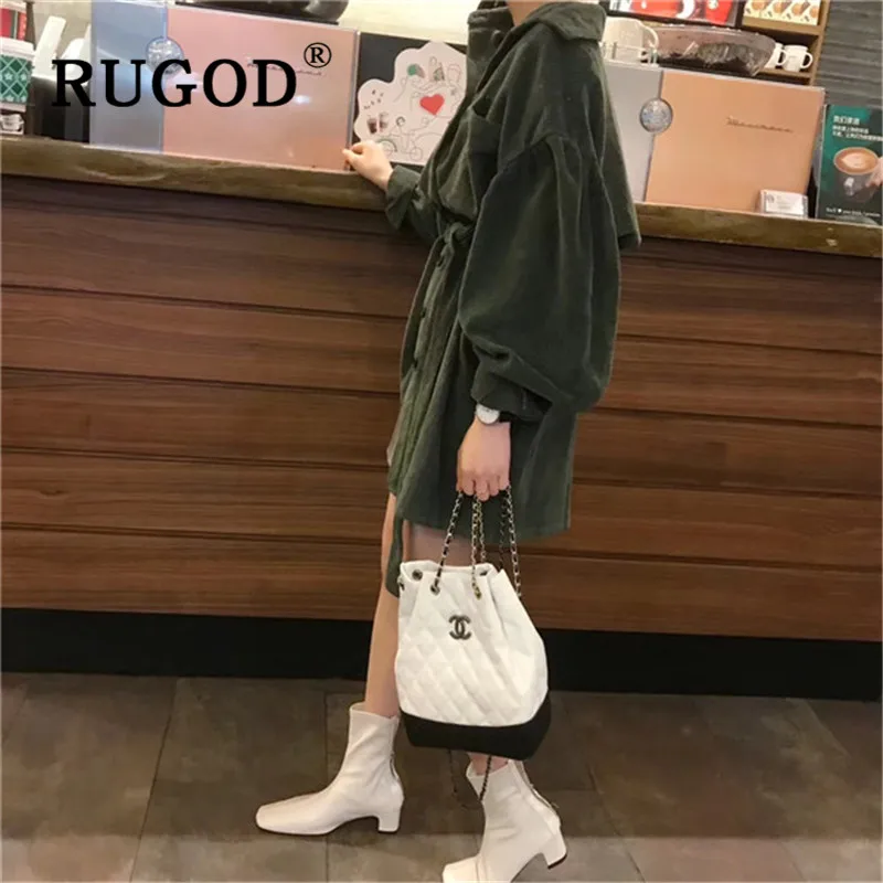 RUGOD, модная туника, с поясом, вельветовое пальто, для женщин, корейский стиль, много цветов, однобортный, длинный рукав, длинная куртка, осень, весна, пальто