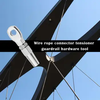 

Stainless Steel Terminal Wire Cable Rope DIY Fitting Rigging Hardware Balustrade Suitable for Balcony Corridor and Other Railing