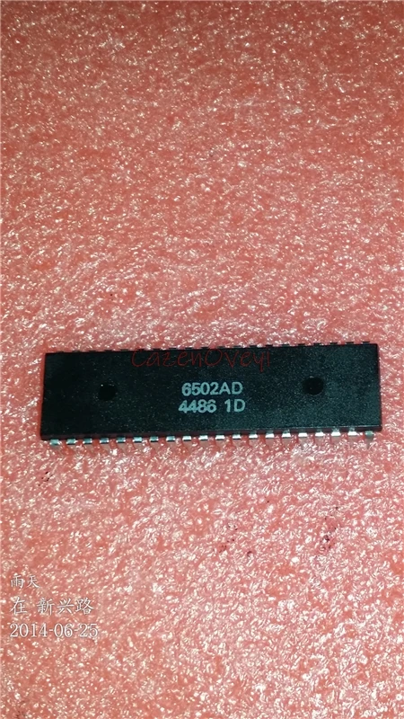 

1pcs/lot Mos 6502 MOS6502 6502AD R65C02AP MOS-6502 6502B = SY6502 DIP-40 In Stock