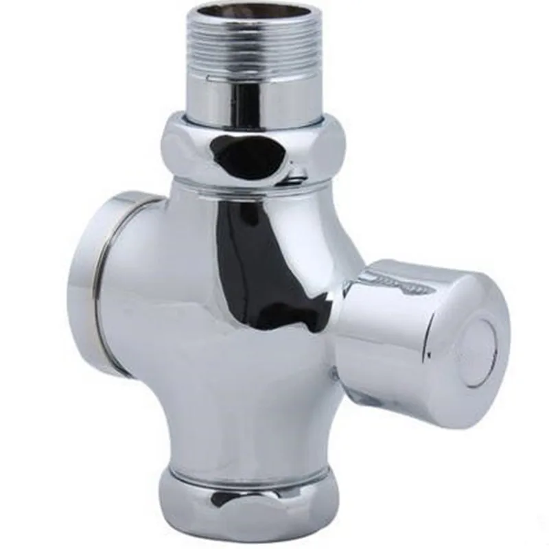 

Push-Button Delay Urinal Hand by Flusher Zinc Alloy Body Stool Valve 7001 Stool Four-Way Flush Valve