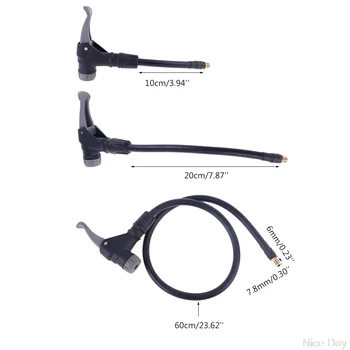 

Extension Tube Adapter Locking Air Chuck twist-on Lock connection with standard fine thread My12 20 Dropship