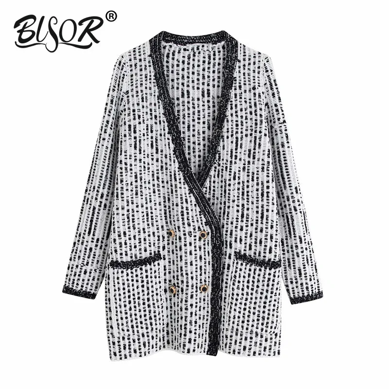 

2019 Winter long coat women Jacket Casual Warm Striped Pattern Overcoat Fashion ladies coats