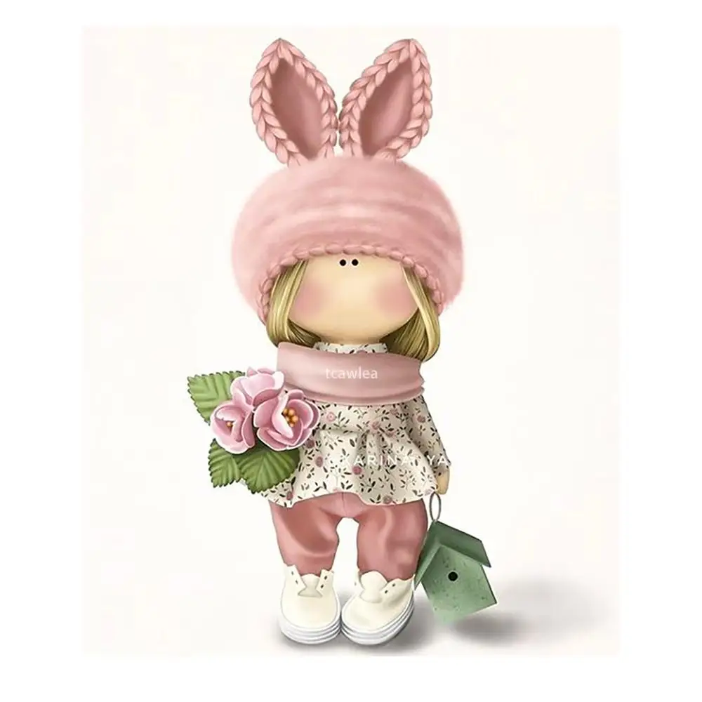 Металлический трафарет для скрапбукинга девочек с цветами птичьей клеткой | Дом