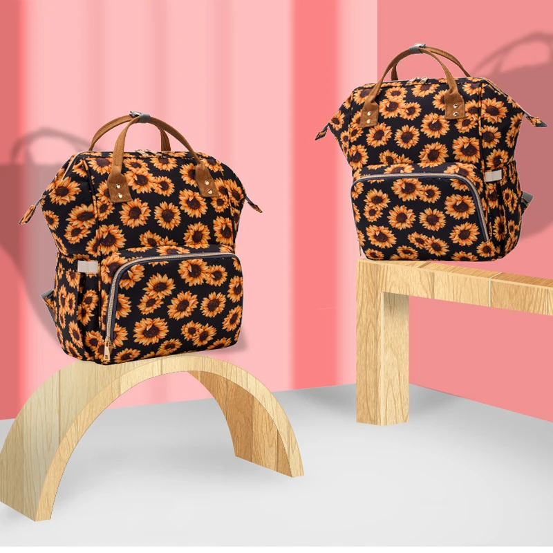 

Fashion mommy bag Baby Care Large Capacity Mom Backpack Mummy Maternity Wet Bag Waterproof Baby Pregnant Bag