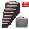 9 Sizes Tool Box Waterproof Plastic Hard Carry Case With pre-cut Sponge Tool Organizer Boxes Tool Cabinet Foam Hardware Toolbox 6