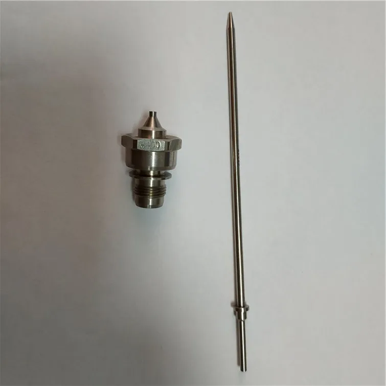W400 1.6 nozzle set W400 LV2 aircap W-400 сопло иглы пистолет-распылитель набор W 400 части компонентный аксессуар сопло жидкости - Цвет: W400 1.6 nozzle set