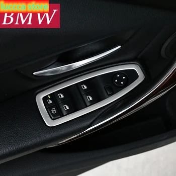 

Car Accessories Trim Left Hand Drive Window Switch Button Cover Stickers For BMW 1 3 4 Series GT F20 F30 F31 F32 F34 F35 F36 F48