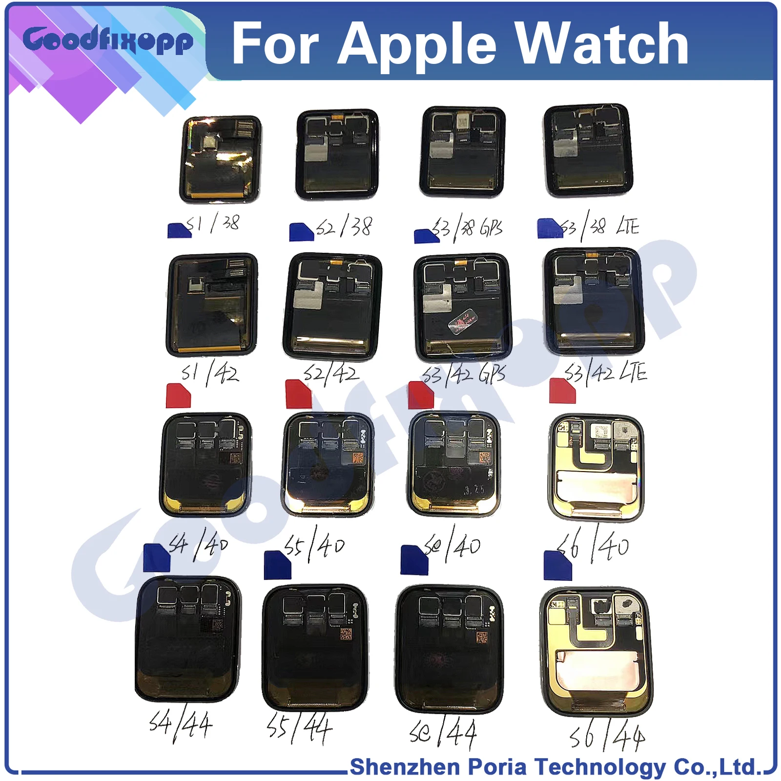 ЖК-дисплей для Apple Watch Series 1 2 3 4 5 SE 6 38 мм 42 40 44 сенсорный экран с цифровым