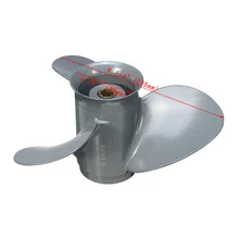 Пропеллер 9 1/4x9 для подвесного двигателя Honda 8-20HP 58130-ZV4-009AH Морской Пропеллер из алюминиевого сплава 8 сплайн зуб 3 лезвия