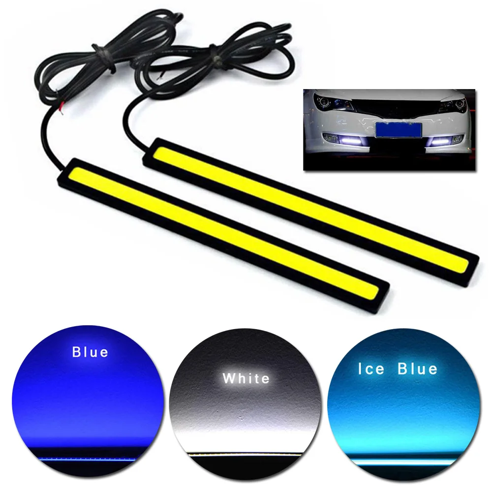 

Car COB LED Light Bar DRL Fog Driving Lamp Waterproof Low Power Plastic + Metal DC 12V 9W 17CM