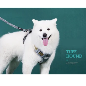 

Nylon Heavy Duty Dog Pet Harness Collar Adjustable Reflective Vest Extra Big Large Medium Small Dog Harnesses Vest Dogs Supplies