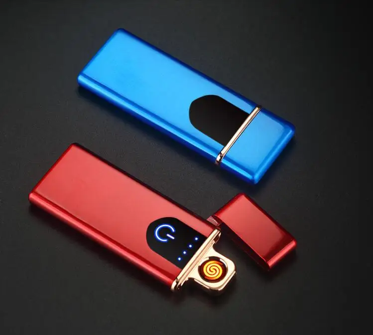 3 типа сенсорный экран электрическая зажигалка с подключением к USB плазменная сигарета зажигалка для курения Электронная Зажигалка Креативный подарок аксессуары для сигарет