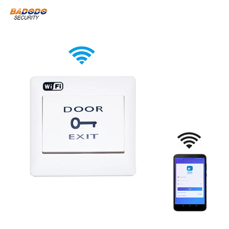 

WiFi eWeLink APP remote control exit button push button for access control