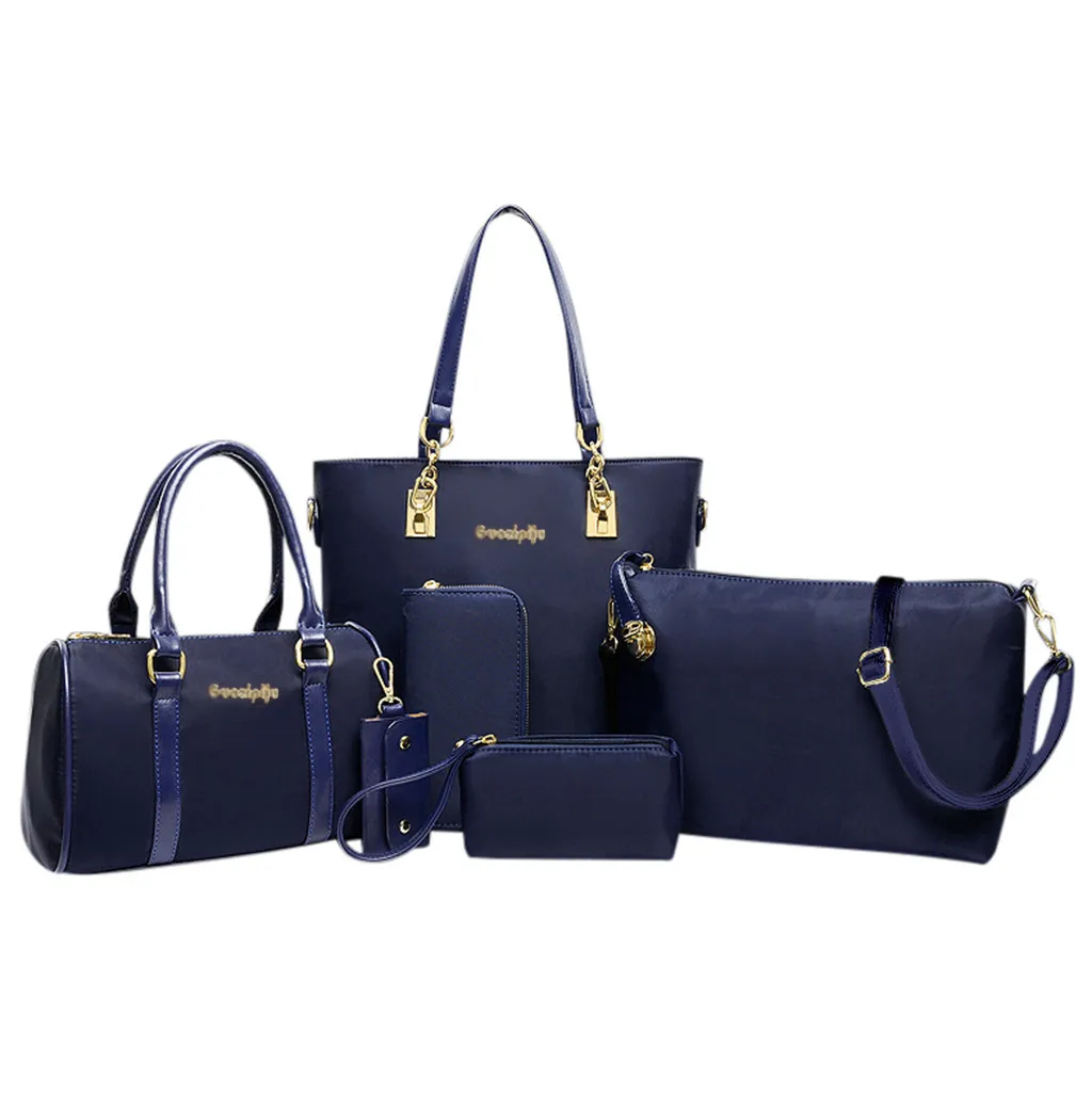 

6pcs set Women Handbag Fashion Six-Piece Set Shoulder Crossbody Bag Luxury Designer Handbag Tote Bag Women Clutch mochila G10